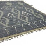 Handmade Turkish One of a Kind 318 cm x 442 cm Grey Wool Carpet