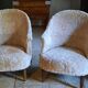 Paire de fauteuils crapaud