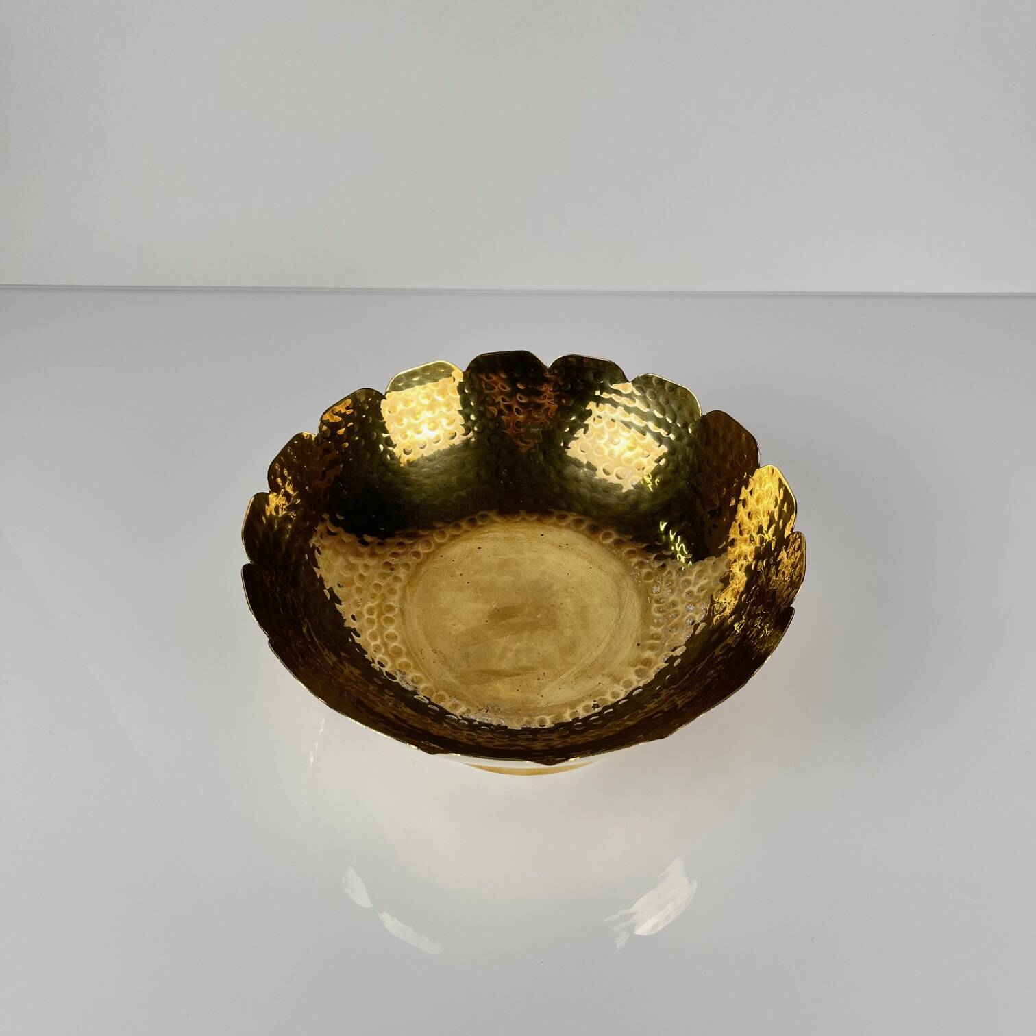 EPNS Gold Hammered Metal Indian Cup