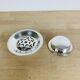 Coquillor silver metal butter dish