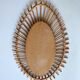 Miroir rotin 42x60cm