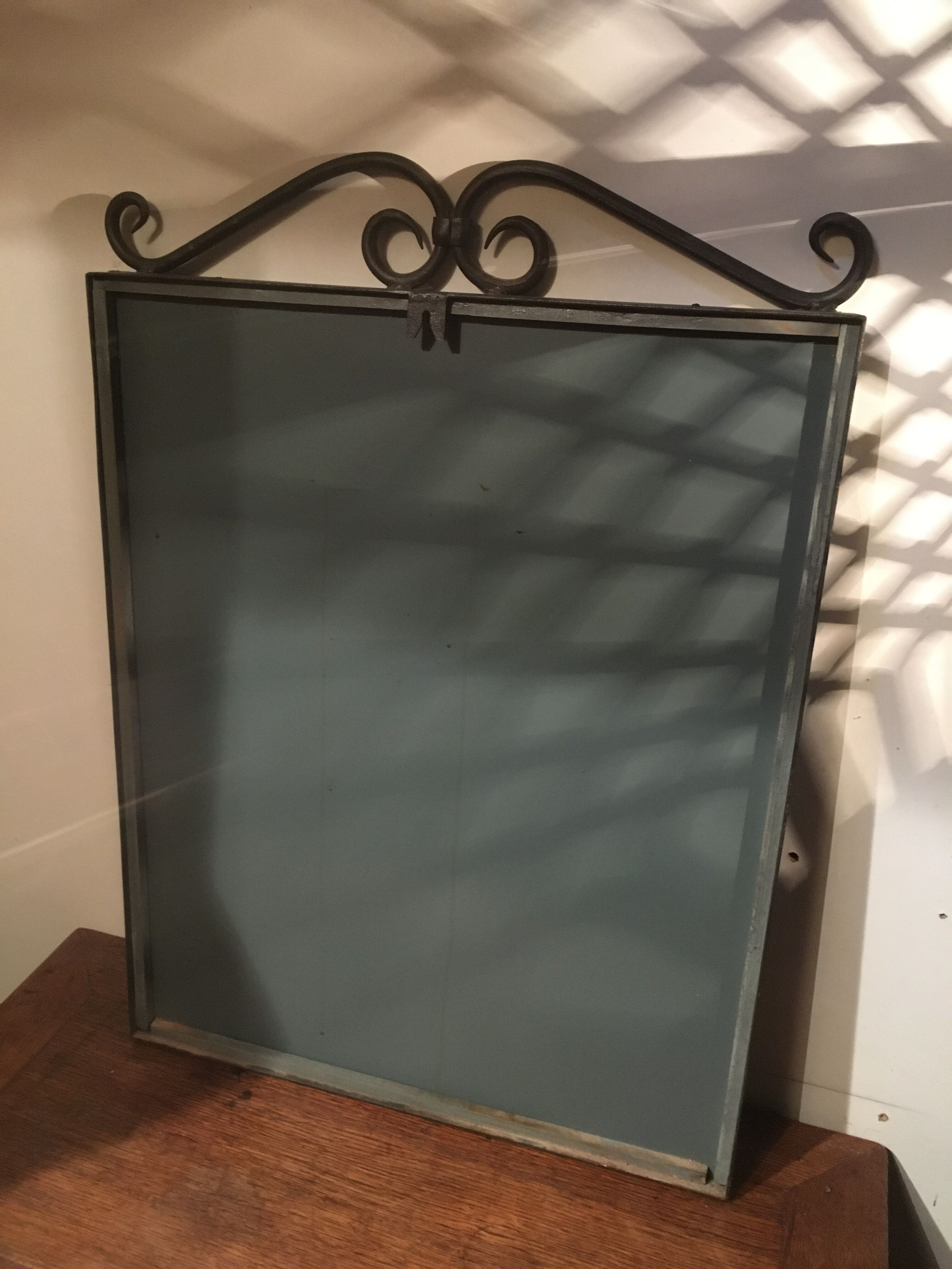 Wrought iron mirror 71x50cm