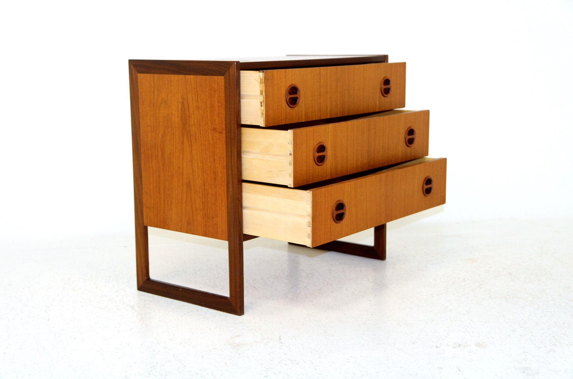 Teak chest of drawers 'Domino', Arne Wahl-Iversen, Möbel-Ikéa, Sweden, 1960
