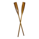 Pair of wooden oars