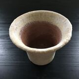 Cache pot bleached terracotta