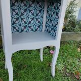 Taupe grey bedside tables