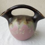Stoneware vase signed Méténier