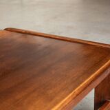 Table basse brutaliste, design hollandais, années 1970