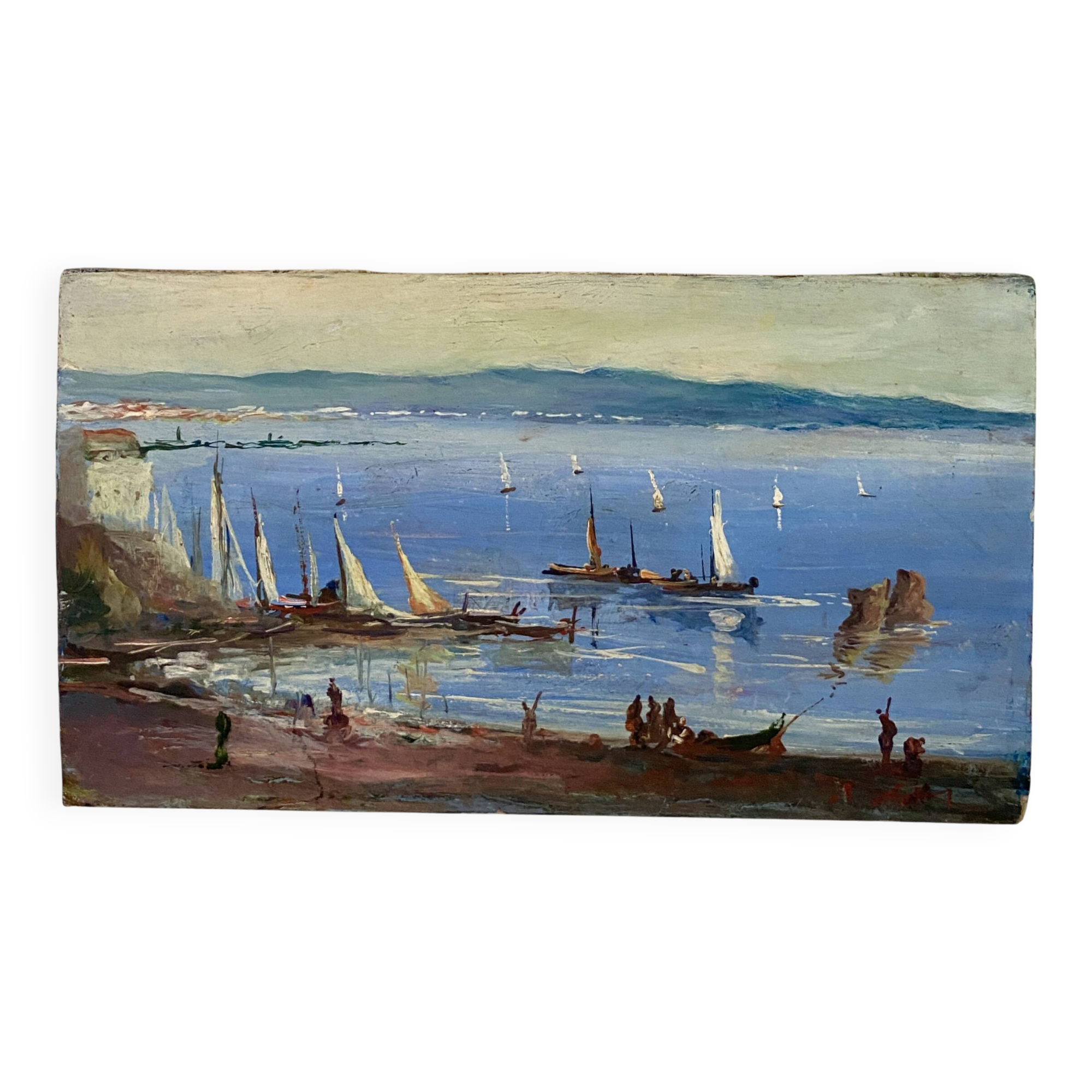 Italian seaside painting