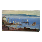 Italian seaside painting