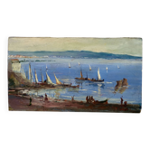 Italian seaside painting