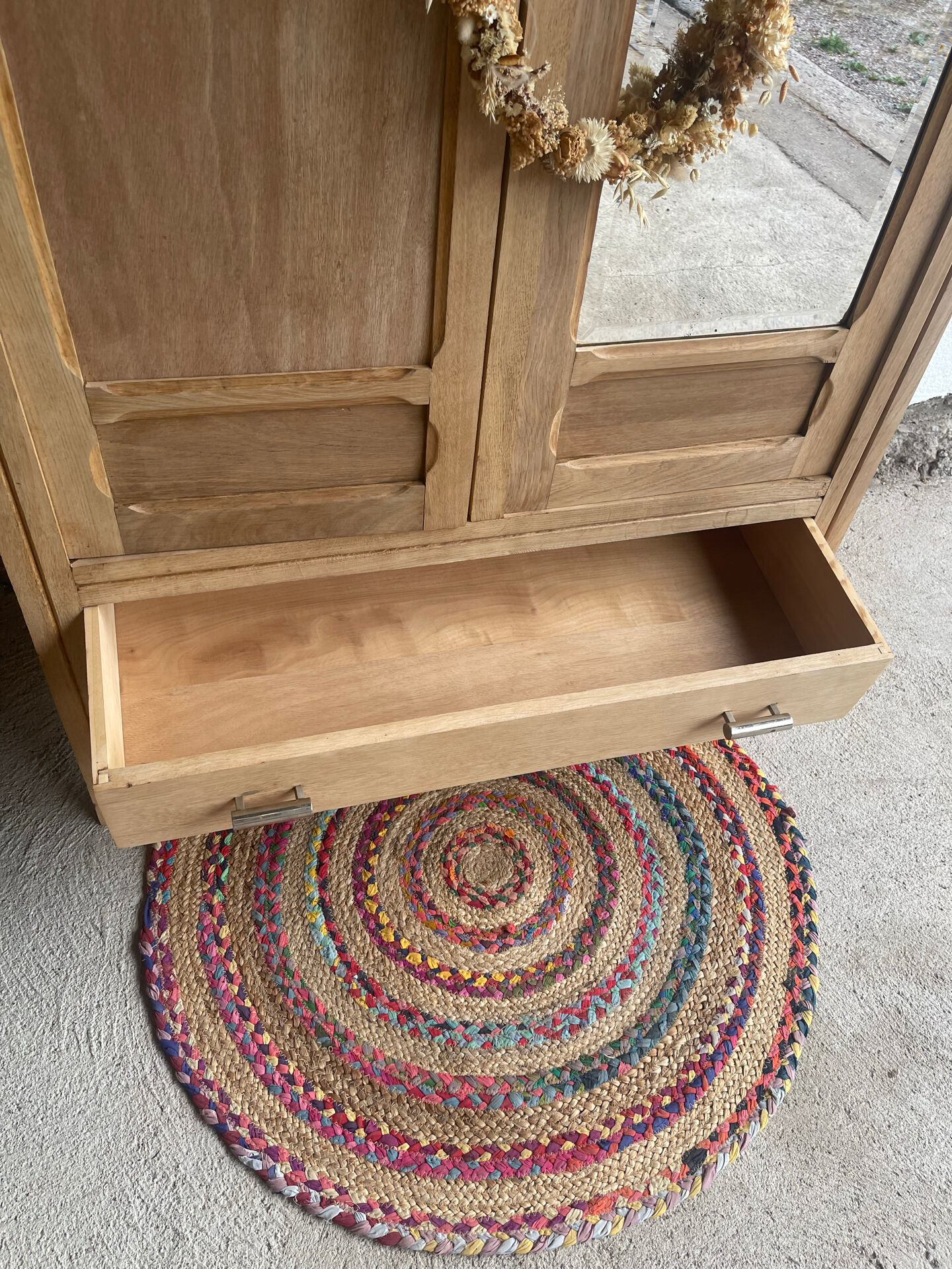 Parisian glass cabinet