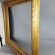 Imposing nineteenth century frame wood and gilded stucco 103x87 foliage 82.7x66.7 cm SB