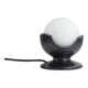 Sculptural table lamp by pan keramik with glass ball - 1970s