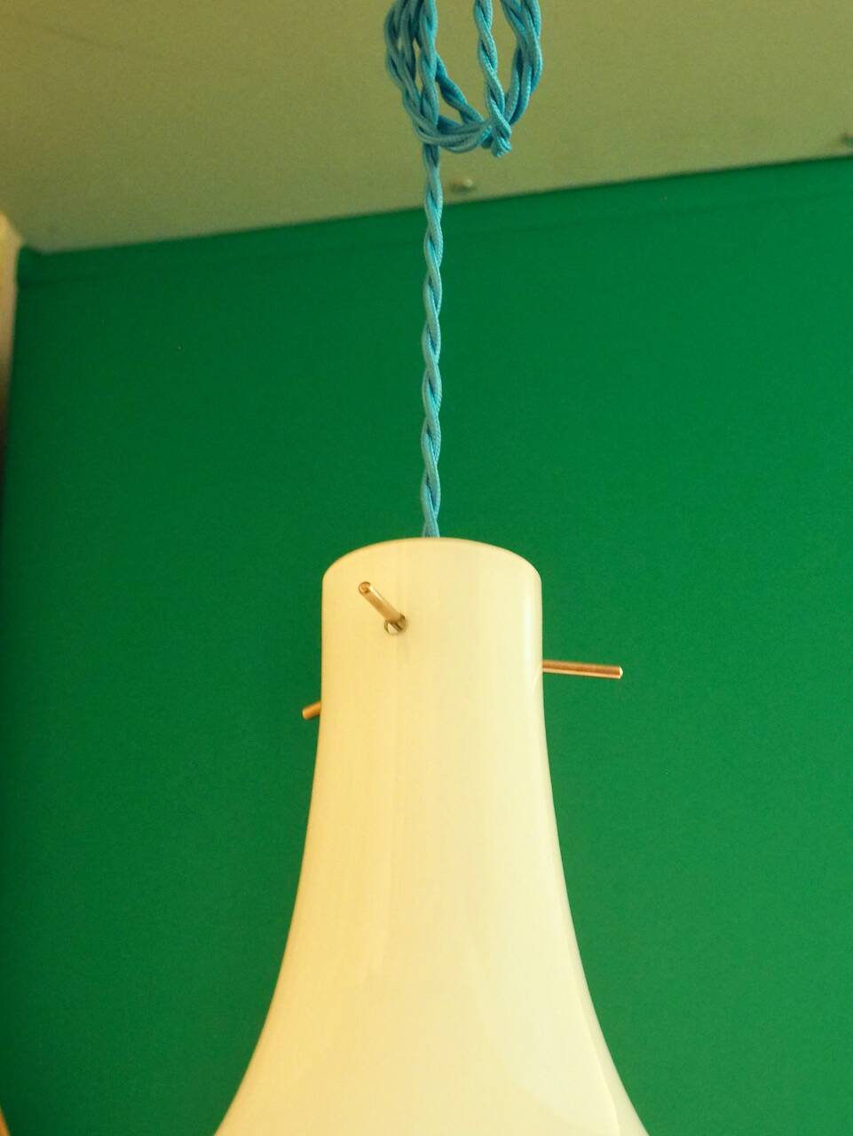 JOY white opaline pendant light