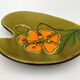 Vintage enameled ceramic bowl signed POET-LAVAL - 1960s.