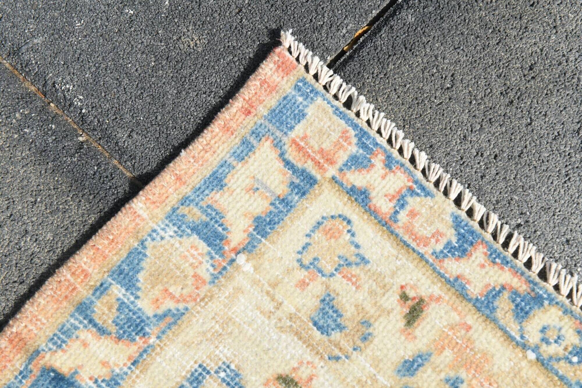 Shades Of Pink Large Vintage Persian Carpet, Hand Knotted Rug, 282x426 Cm