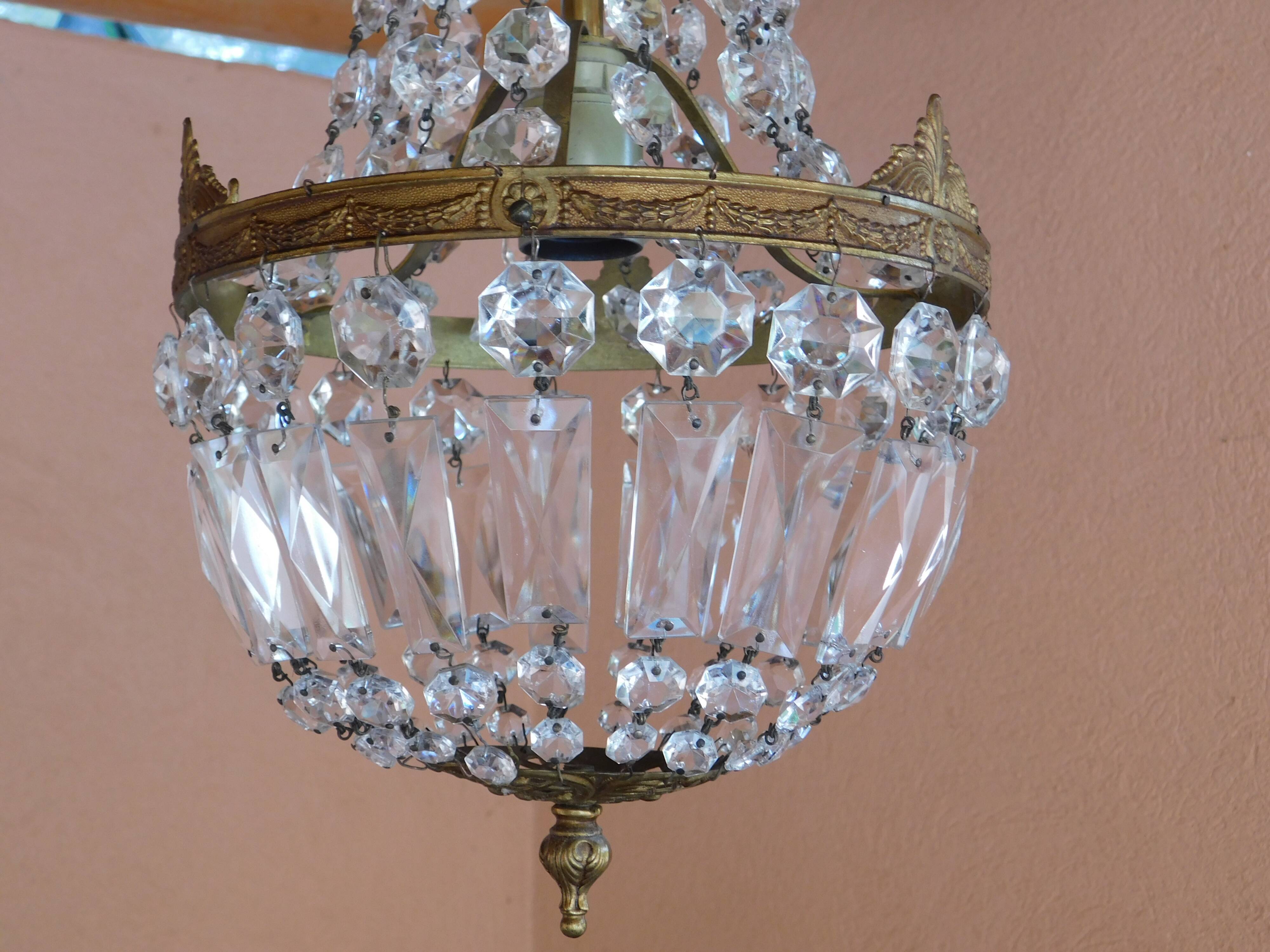 Hot air balloon chandelier - 25 cm