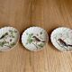 3 small plates / bowls in Limoges Haviland porcelain – Bird design