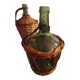 Vintage glass demijohn