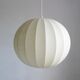 Mid-century german cocoon pendant lamp from goldkant leuchten