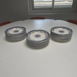 SET OF 12 PLATES - LOUIS XV SERVICE - MANUFACTURER JULES VIEILLARD