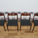 Mid-century Danish dining chairs from Uldum Møbelfabrik, Denmark, 1960s, set of 4