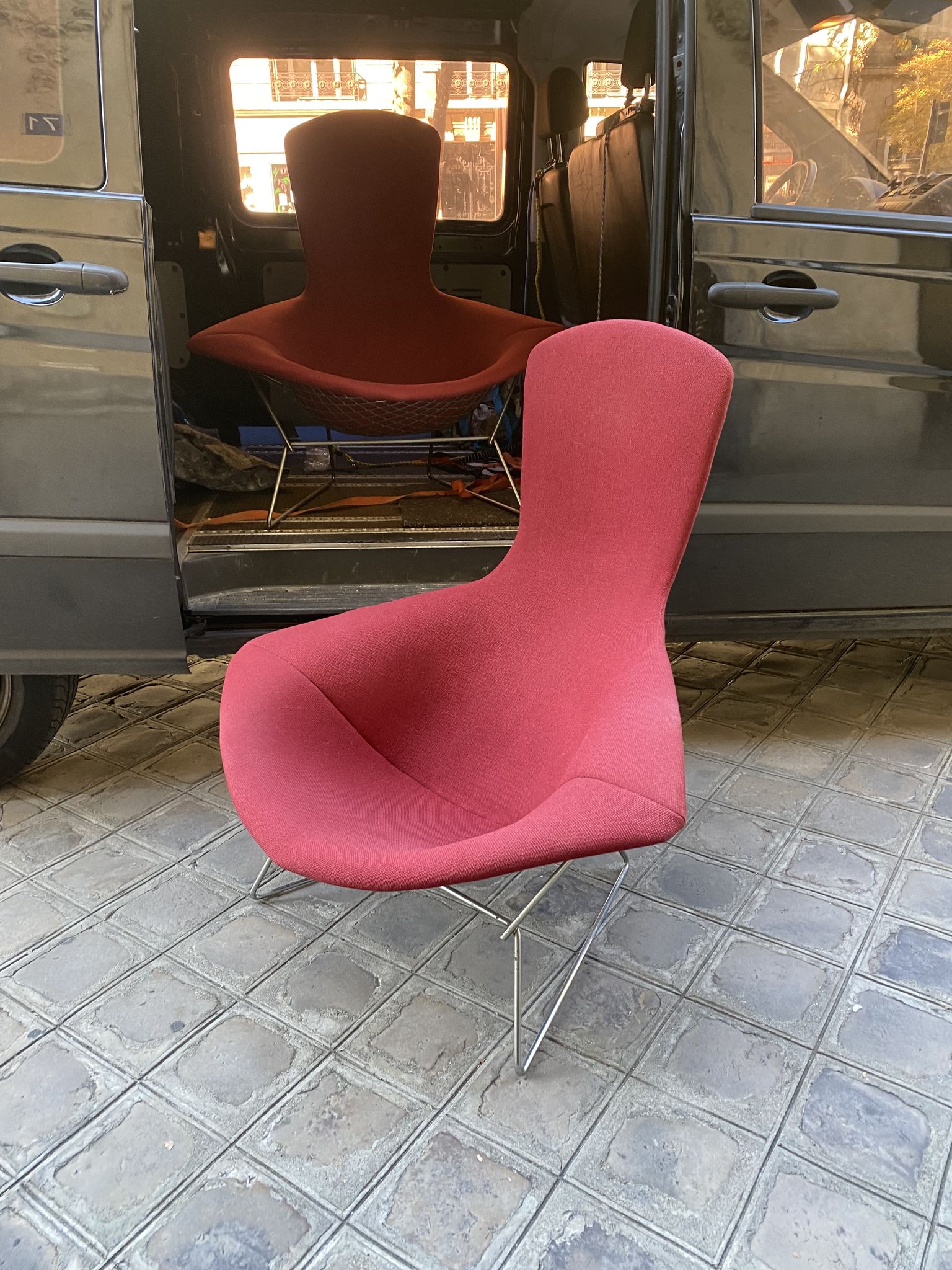 Fauteuil Bertoia Bird édition Knoll 1970