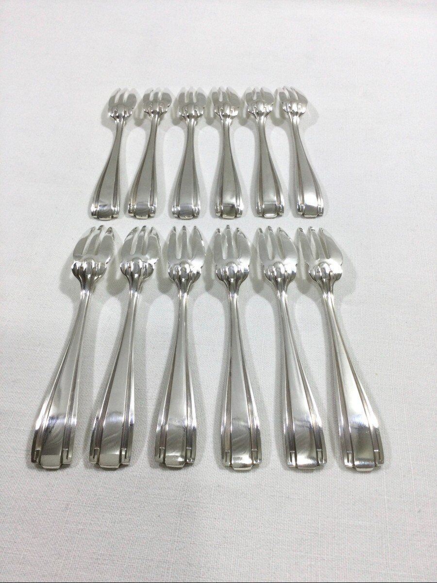 Boulenger - art deco cake forks