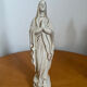 Ancient statuette Virgin Mary Our Lady of Lourdes