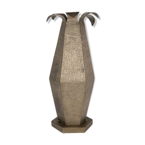 vase vintage en laiton