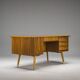 Freestanding Desk in Walnut, 1960s