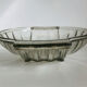 Art Deco pressed moulded glass bowl made in France