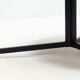 Vintage round wengé coffee table
