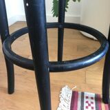 High wooden and canning stool
