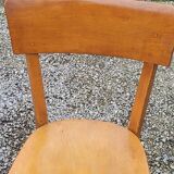Set of 6 old bistro chairs 2 Thonet and 4 Baumann