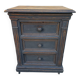 Small occasional console bedside cabinet in old Napoleon oak