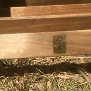 Pair of garden folding chairs