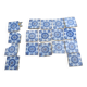 17 old tiles from Desvres Fourmaintraux-Courquin – 11 × 11 cm 19th century