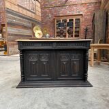 Oak counter, late 19th century