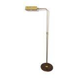 1970s adjustable brass floor lamp by Florian Schulz