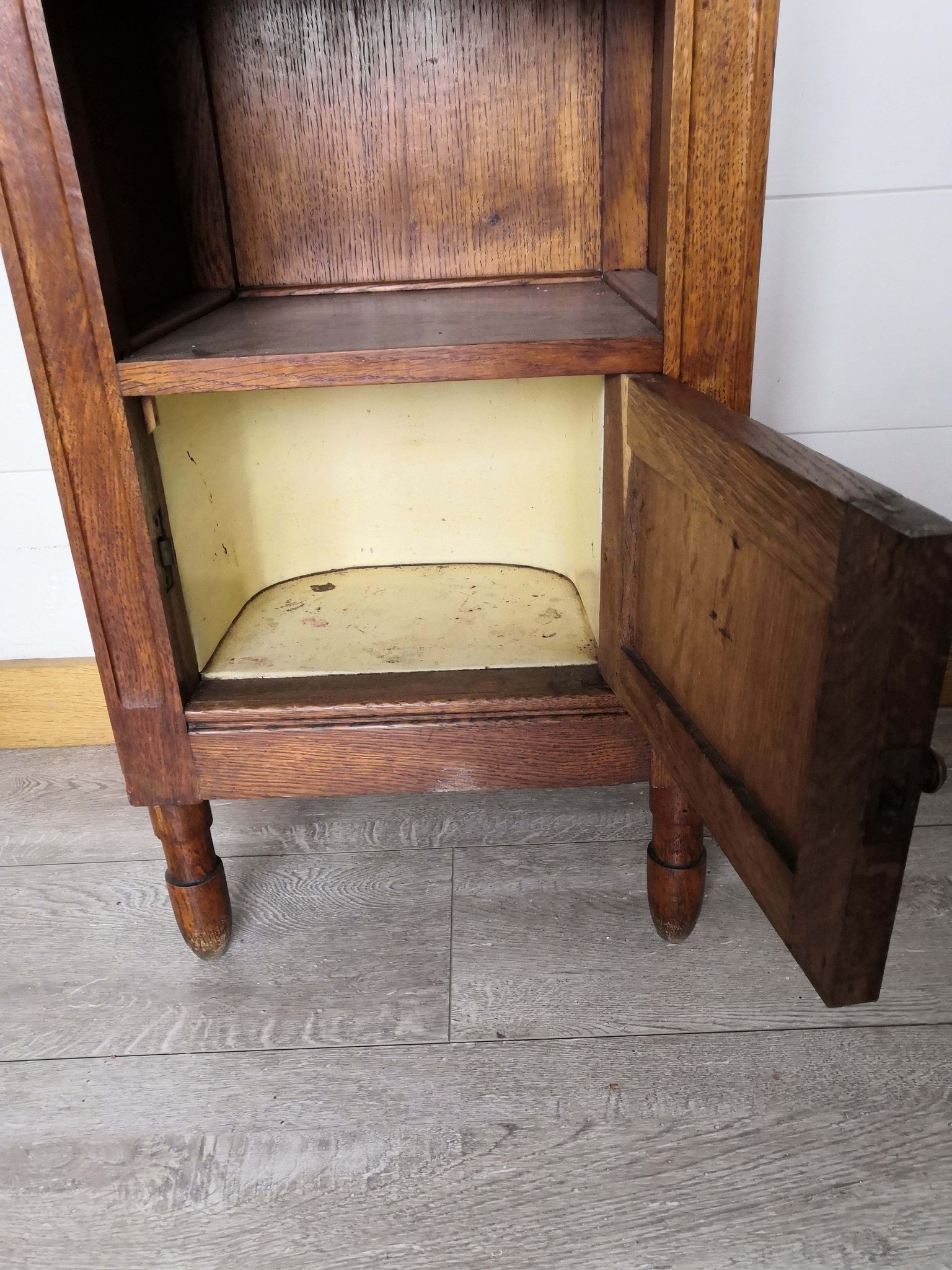 Antique bedside table
