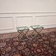 2x Eichholtz side table Criss Cross