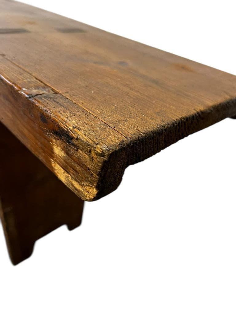 XL vintage solid wood bench / bench