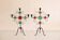 Pair of Swedish candlesticks from Ystad metall 1970