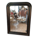 Miroir Louis Philippe noir et doré 99X72
