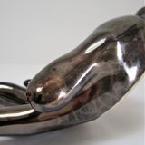 Empty pocket hand ceramic black design 60s