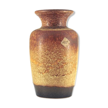 Vintage brown West German vase Scheurich.