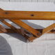 Folding wooden chair for children