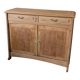 Renovated antique Parisian buffet in oak in Art Nouveau style.